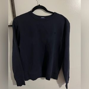 Navy Blue Champion Sweatshirt- Unisex